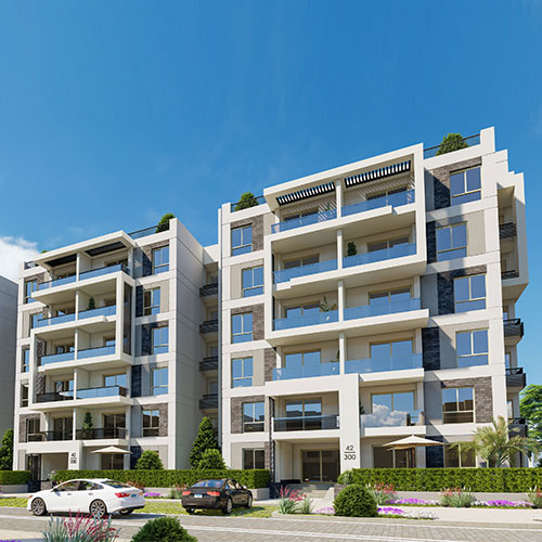 Fully finished 2 Bedrooms Apartment in Beta Greens - New Cairo